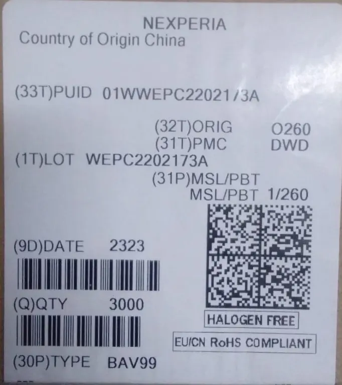 [NEXPERIA-EVP-25-44297] BAV99,215