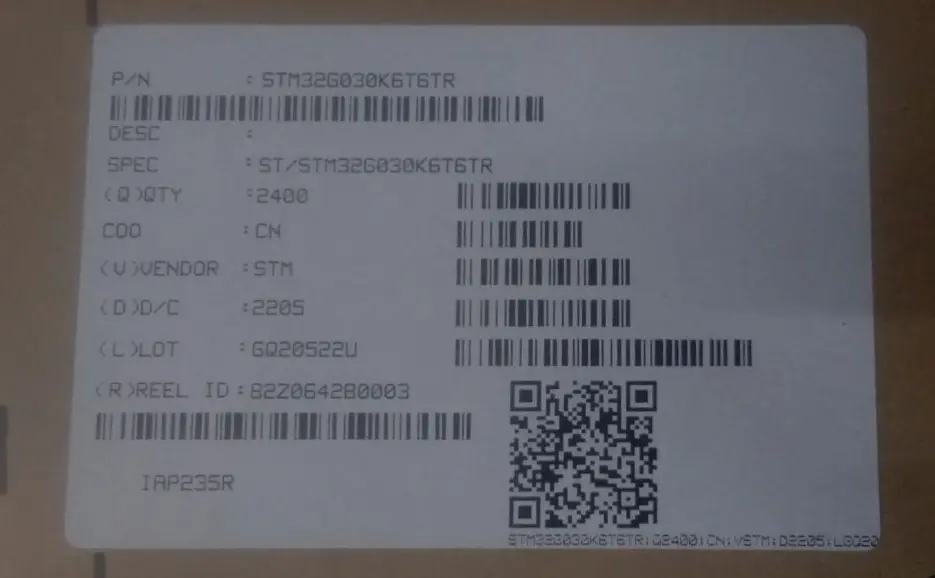 ST MICRO_STM32G030K6T6TR