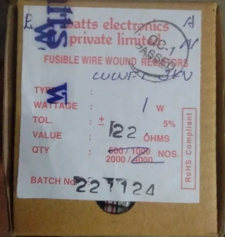 WWHSC 1W 22R 5%
