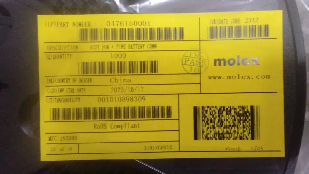 [P260107-0908] MOLEX_476150001