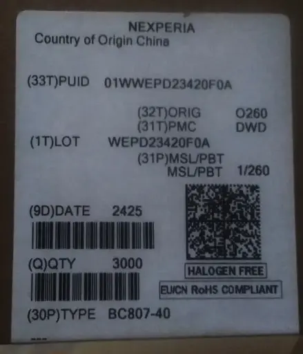 [NEXPERIA_EVP00671] BC807- 40,215
