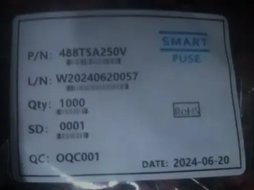 [SMART_EVP00027] FUSE BOX 488T5A250V 